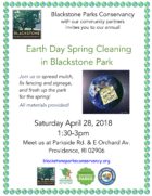 Earth Day Spring Cleaning in Blackstone Park