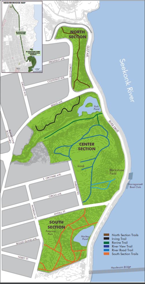 Map of Blackstone park