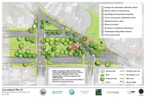 Conceptual Plan B: Ravine Park