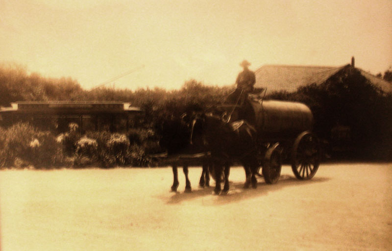 Old Photo of the Trolley Shelter