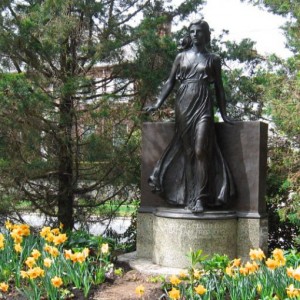 Statue on Blackstone Boulevard